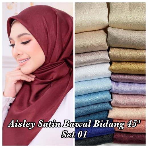 Aisley Satin Bawal Bidang 45'